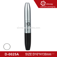 elegant simple round shape empty mascara tube black packaging